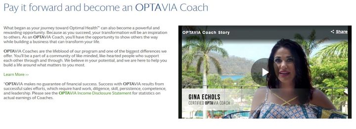 Optavia Health coach
