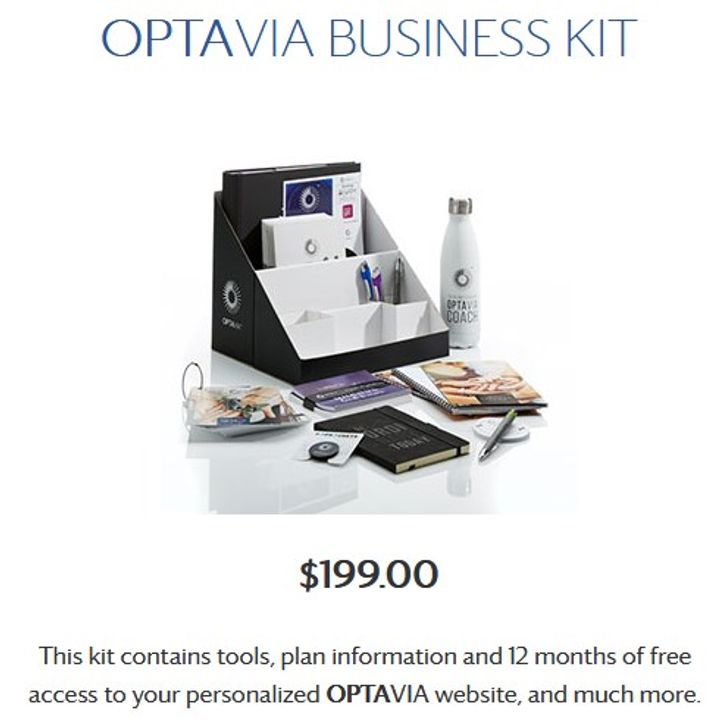 Optavia business kit