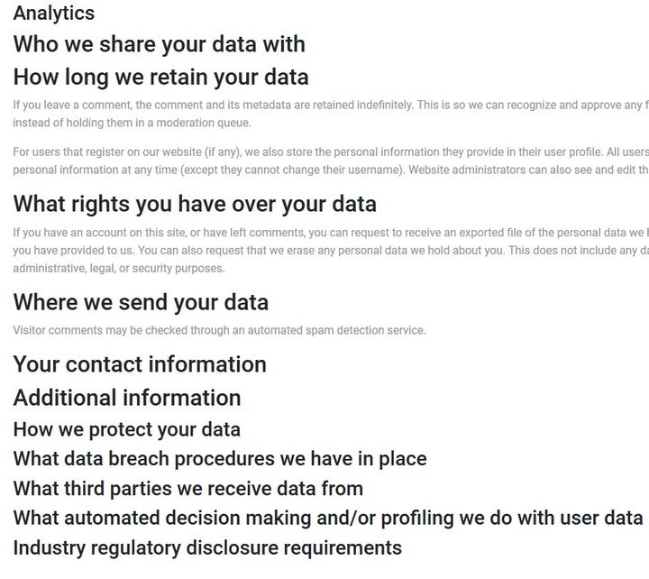 PaidLeaf Unfinished Privacy Policy