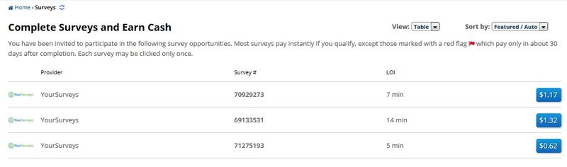 ySense Surveys