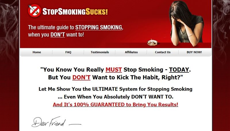Stop Smoking Sucks Affiliate Program