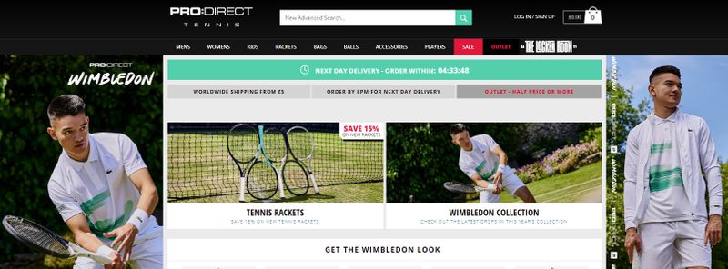 Pro Direct Tennis Affiliate Program