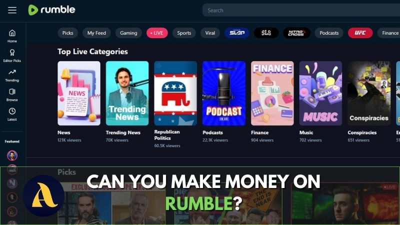 Can you make money with rumble
